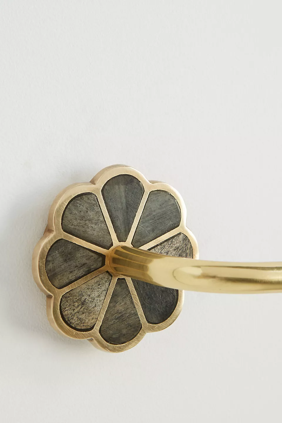 Bone & Brass Wall Towel Bar - Photo 3