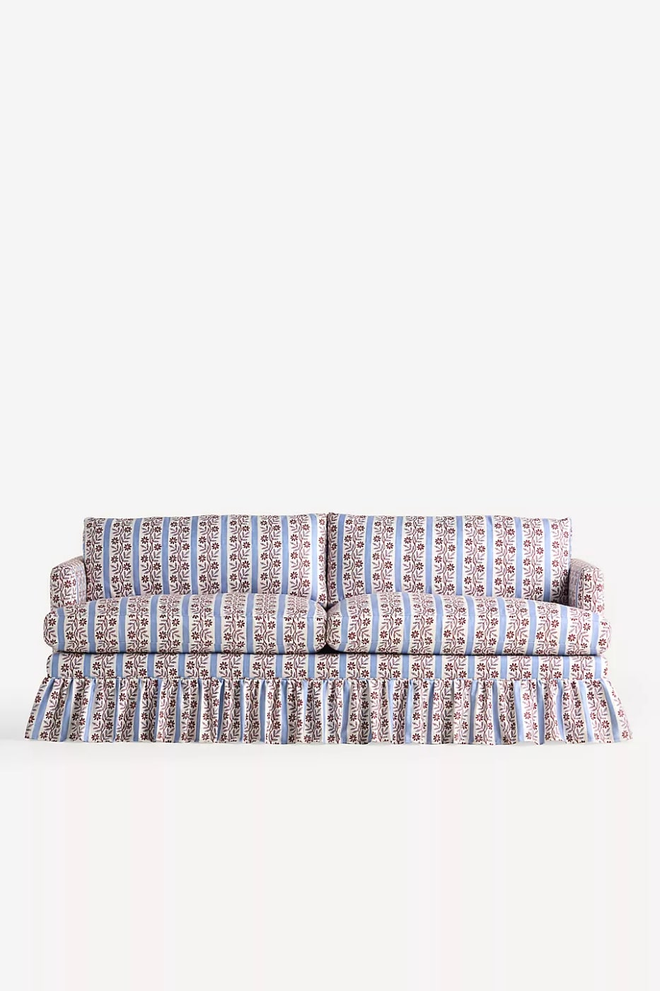 83" Ruffle Skirt Sofa