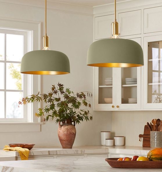 Dekum 16-Inch Metal Dome Pendant - Photo 3