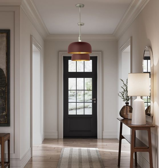 Dekum 16-Inch Metal Dome Pendant - Photo 4