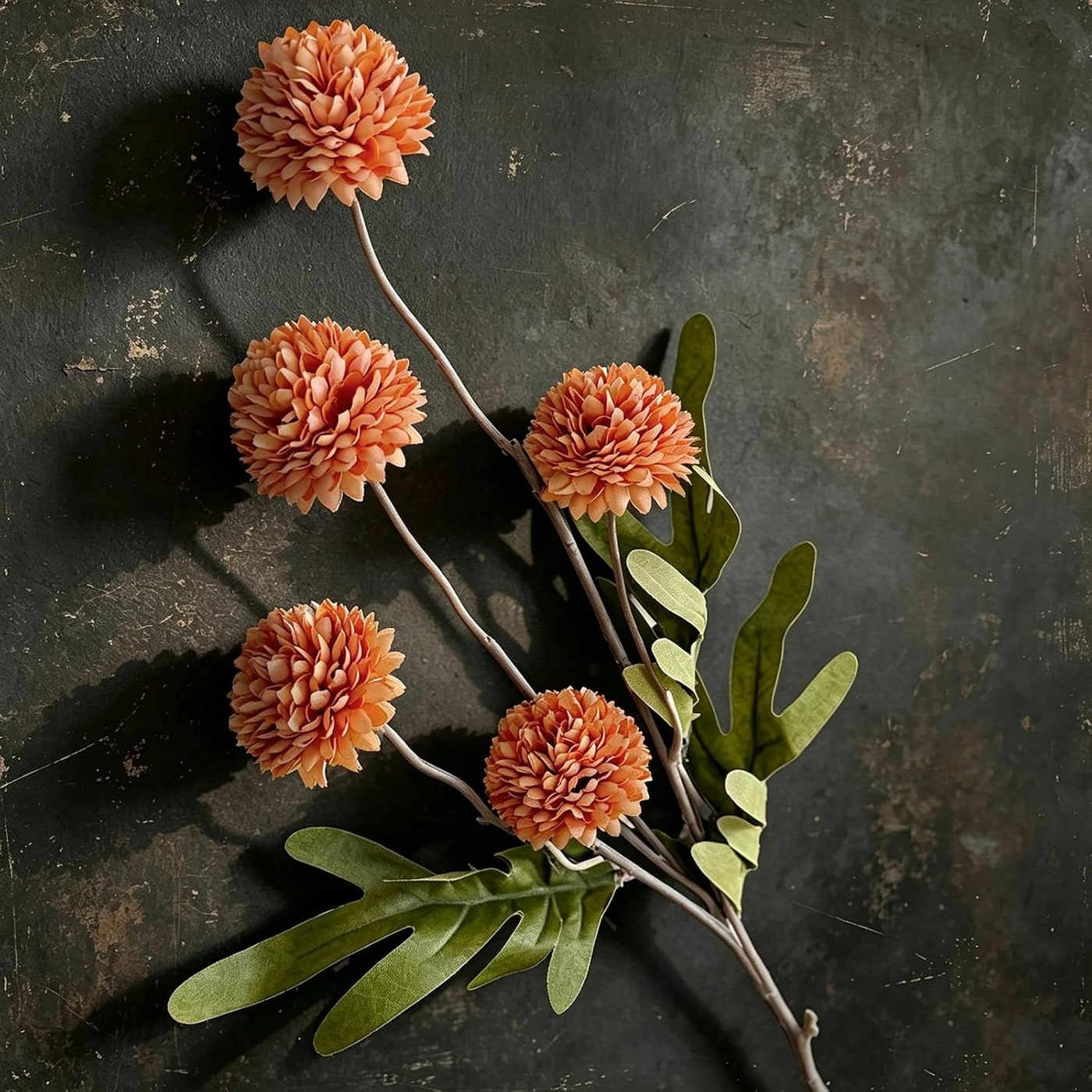 Faux Pompon Mums Floral Stems - Photo 3
