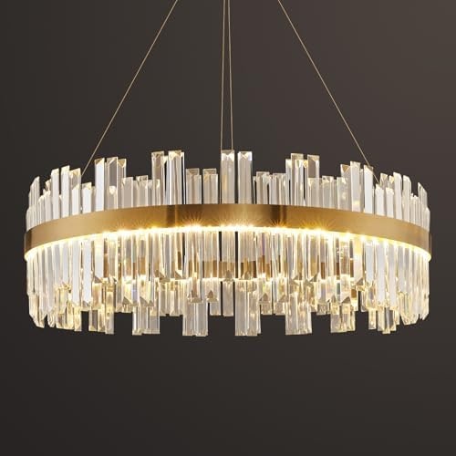 Modern Gold K9 Crystal LED Chandelier - Photo 4