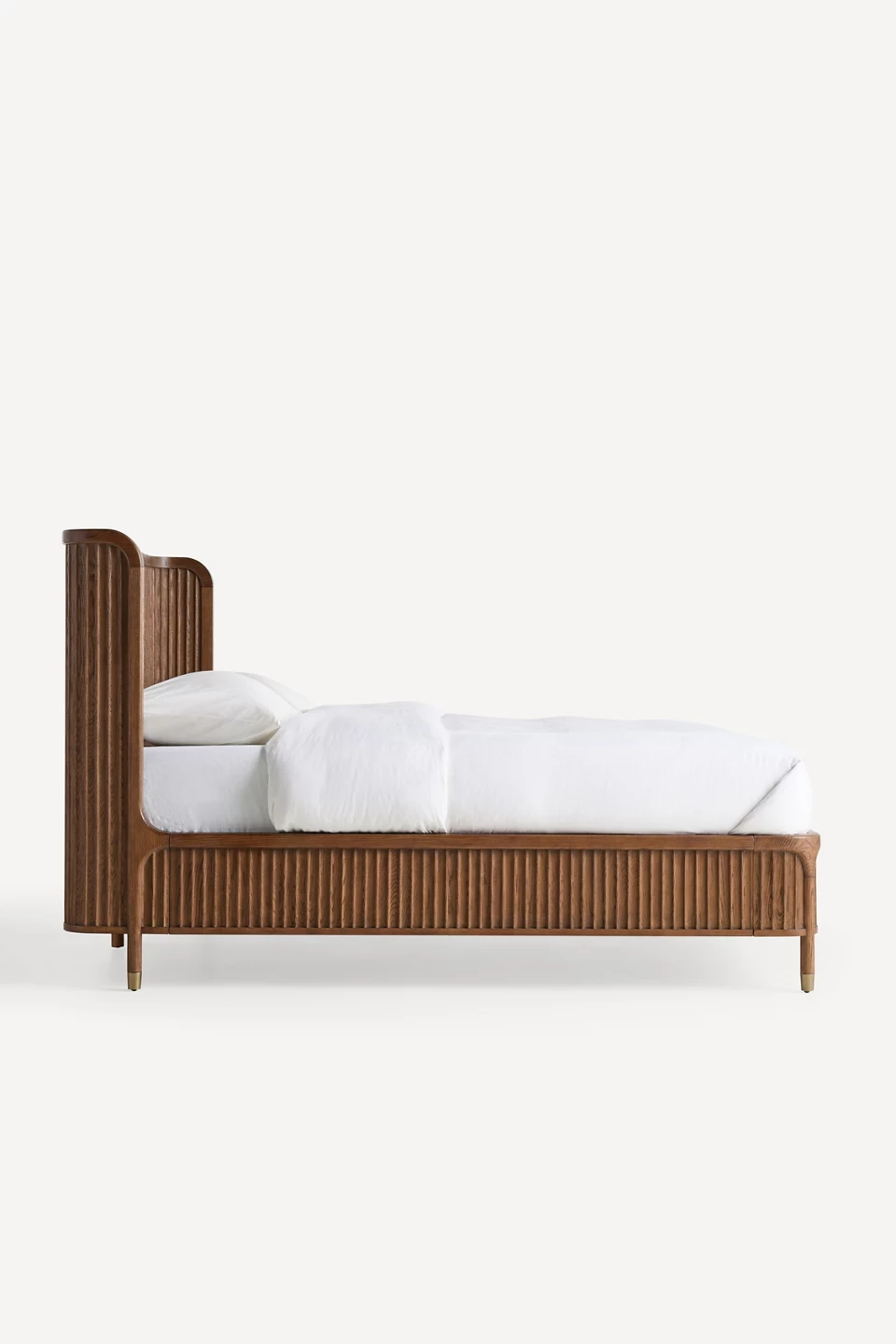 Isla Fluted Wood Bed - Photo 4