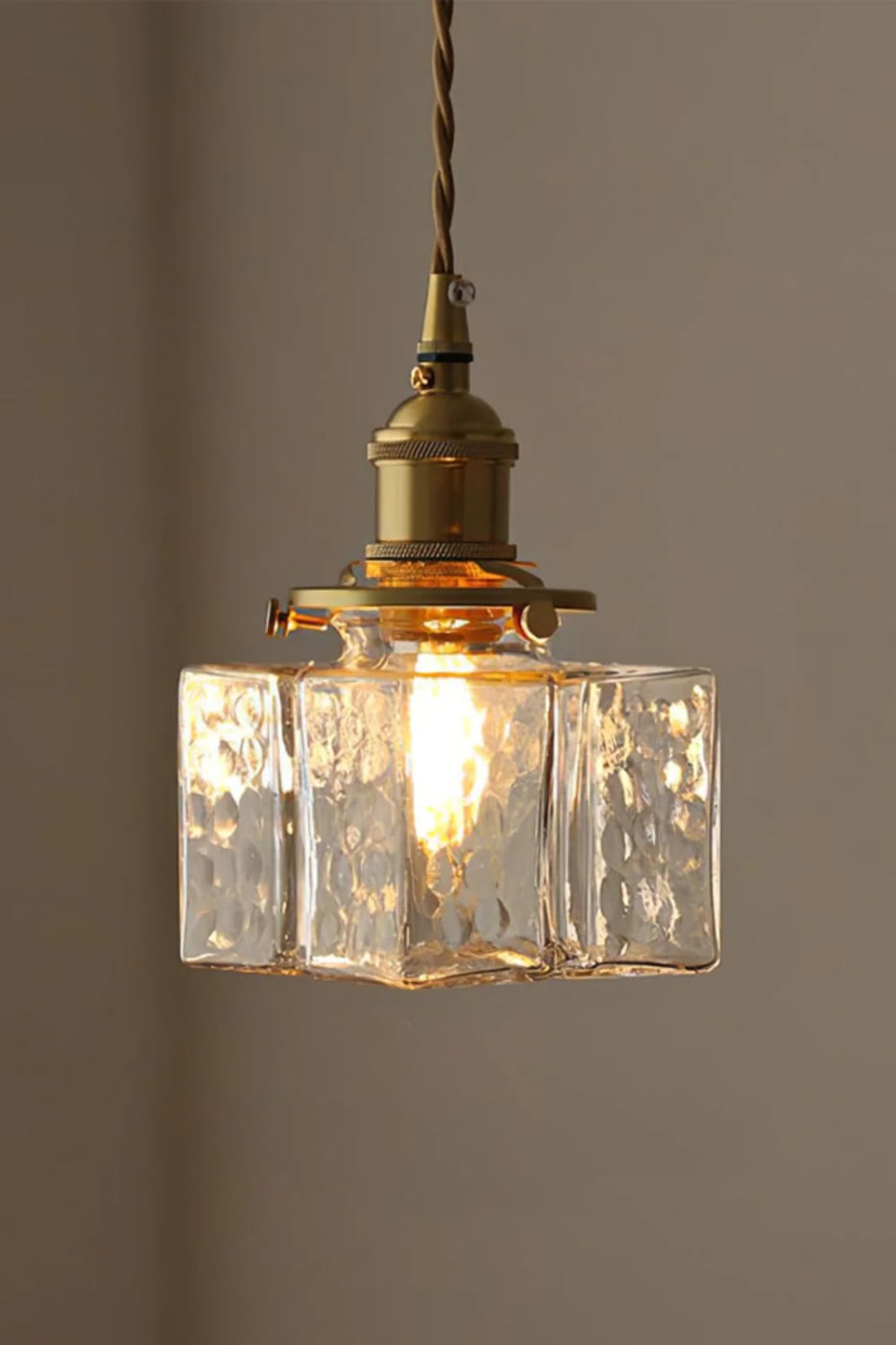 Square Jewel Glass Pendant Light - Photo 4