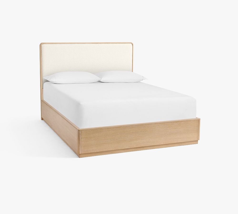 Kona Upholstered Platform Bed - Woodland Brown