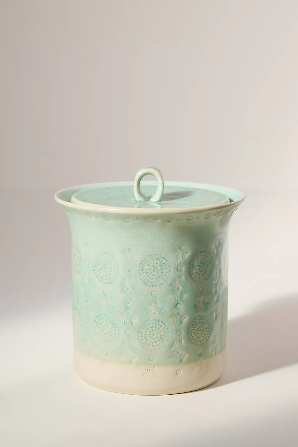 Old Havana Stoneware Canister - Mint
