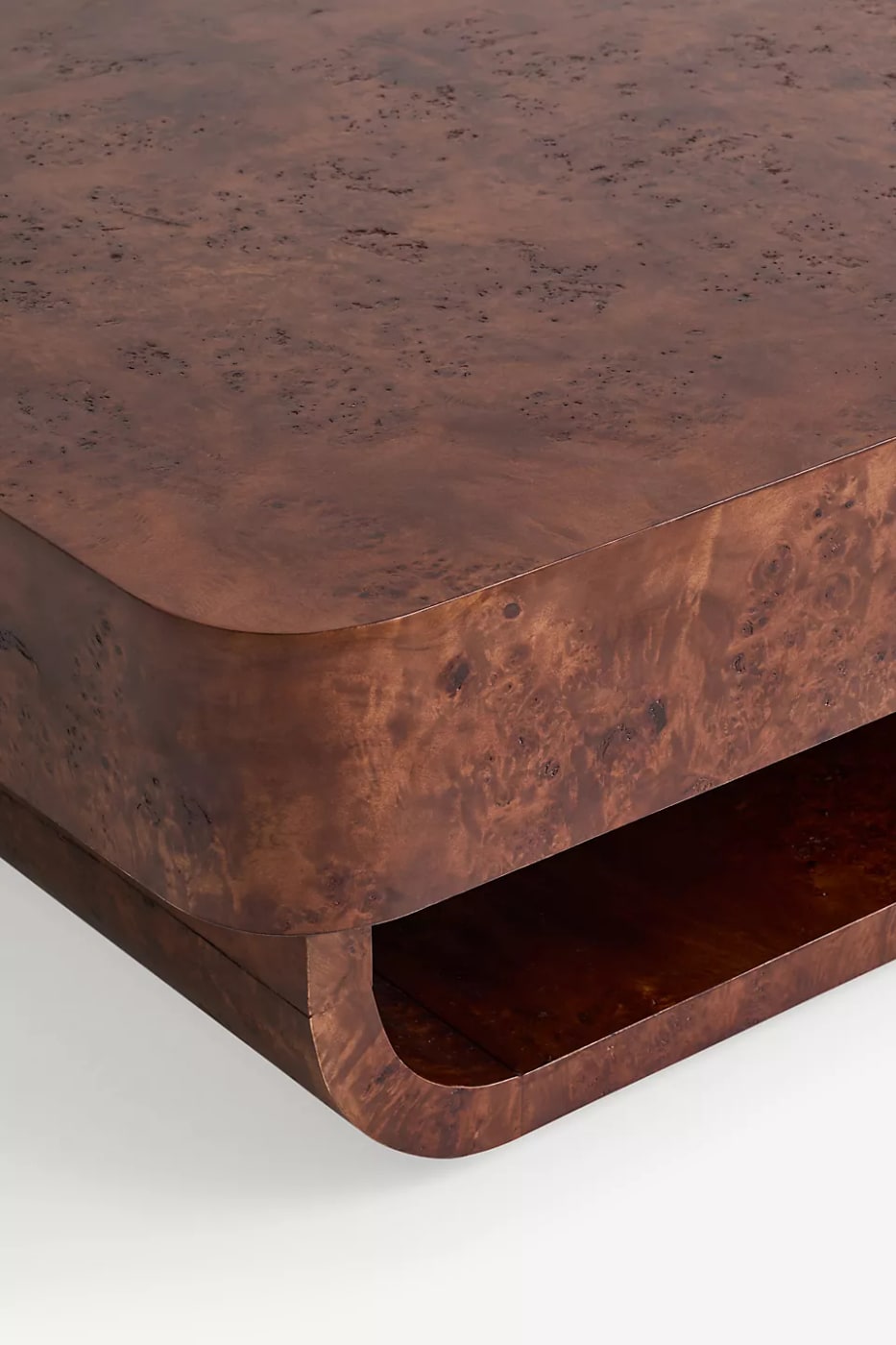 Prescott Burl Wood Coffee Table - Photo 3