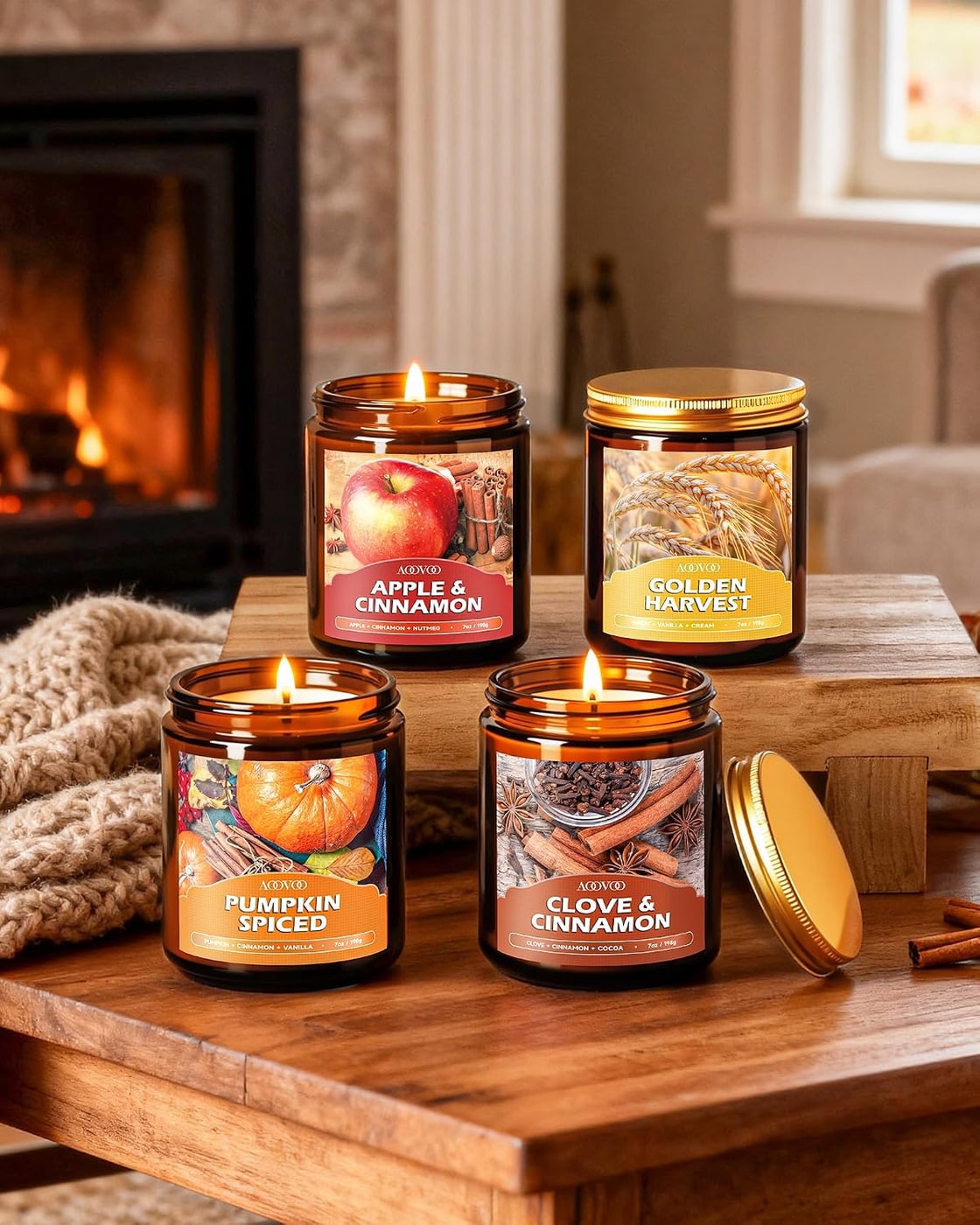 Autumn Soy Candle Gift Set - Photo 2