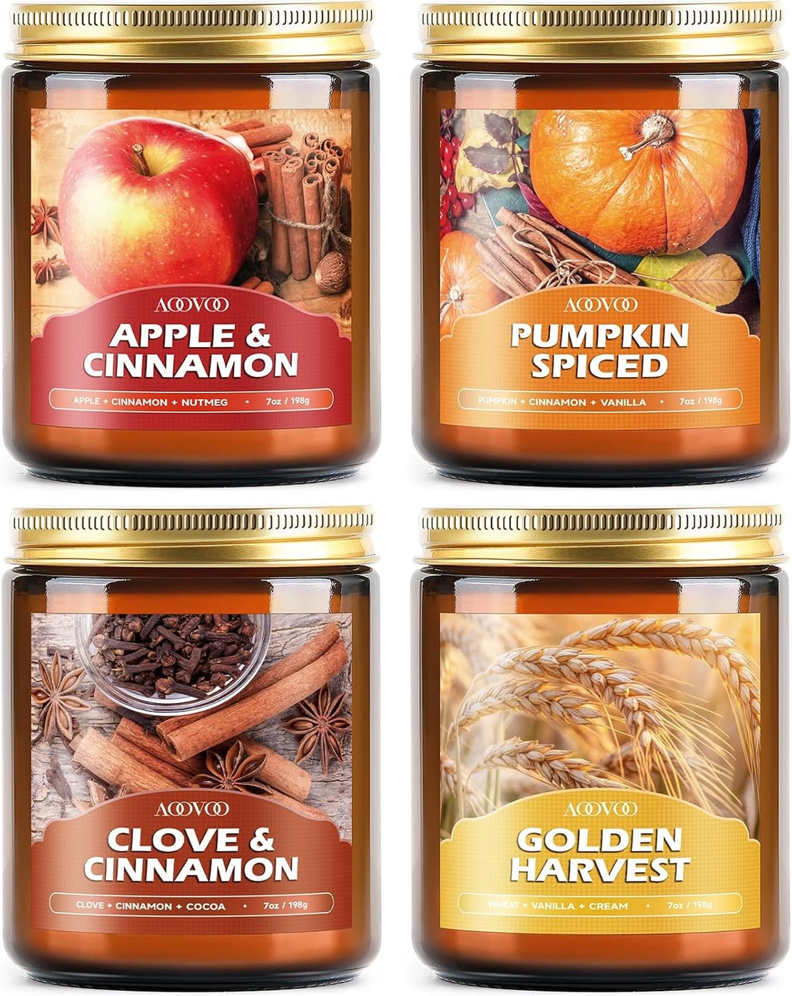 Autumn Soy Candle Gift Set