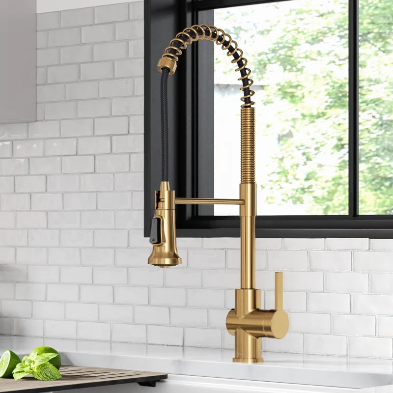 Britt Commercial-Style Pull-Down Kitchen Faucet