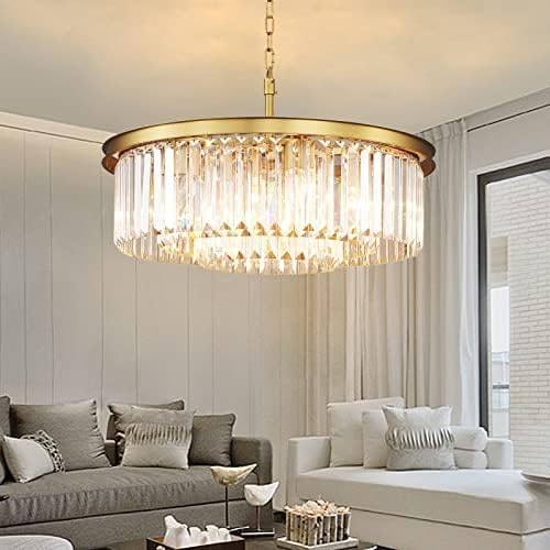Three-Tier Crystal Mini Chandelier with Copper Finish - Photo 2