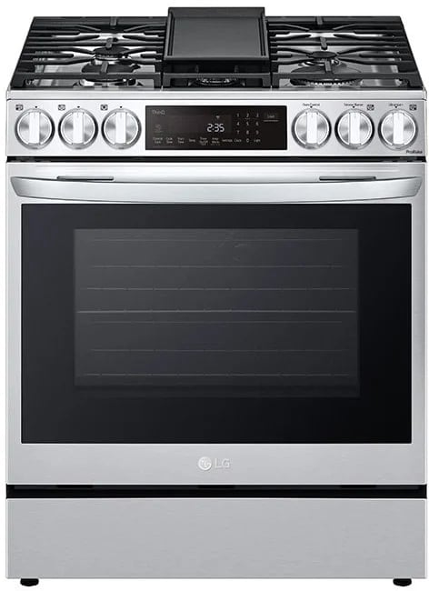 30-Inch Slide-In Dual Fuel Range with Air Fry and PrintProof Stainless Steel