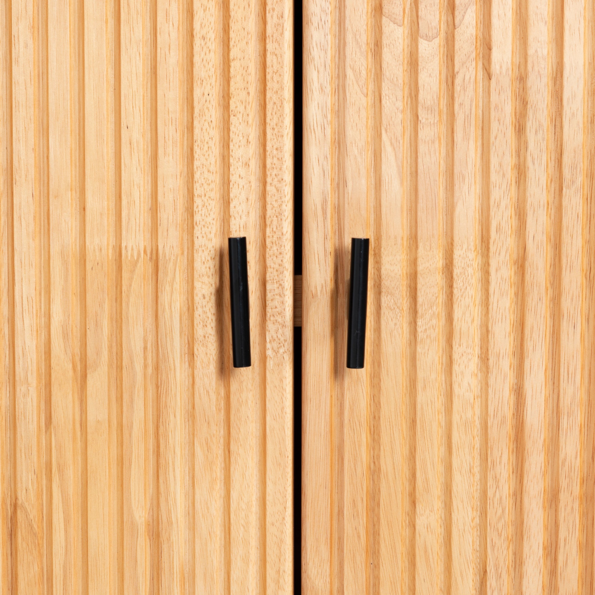 Elladora Ribbed Front Wood Bookcase - Photo 3