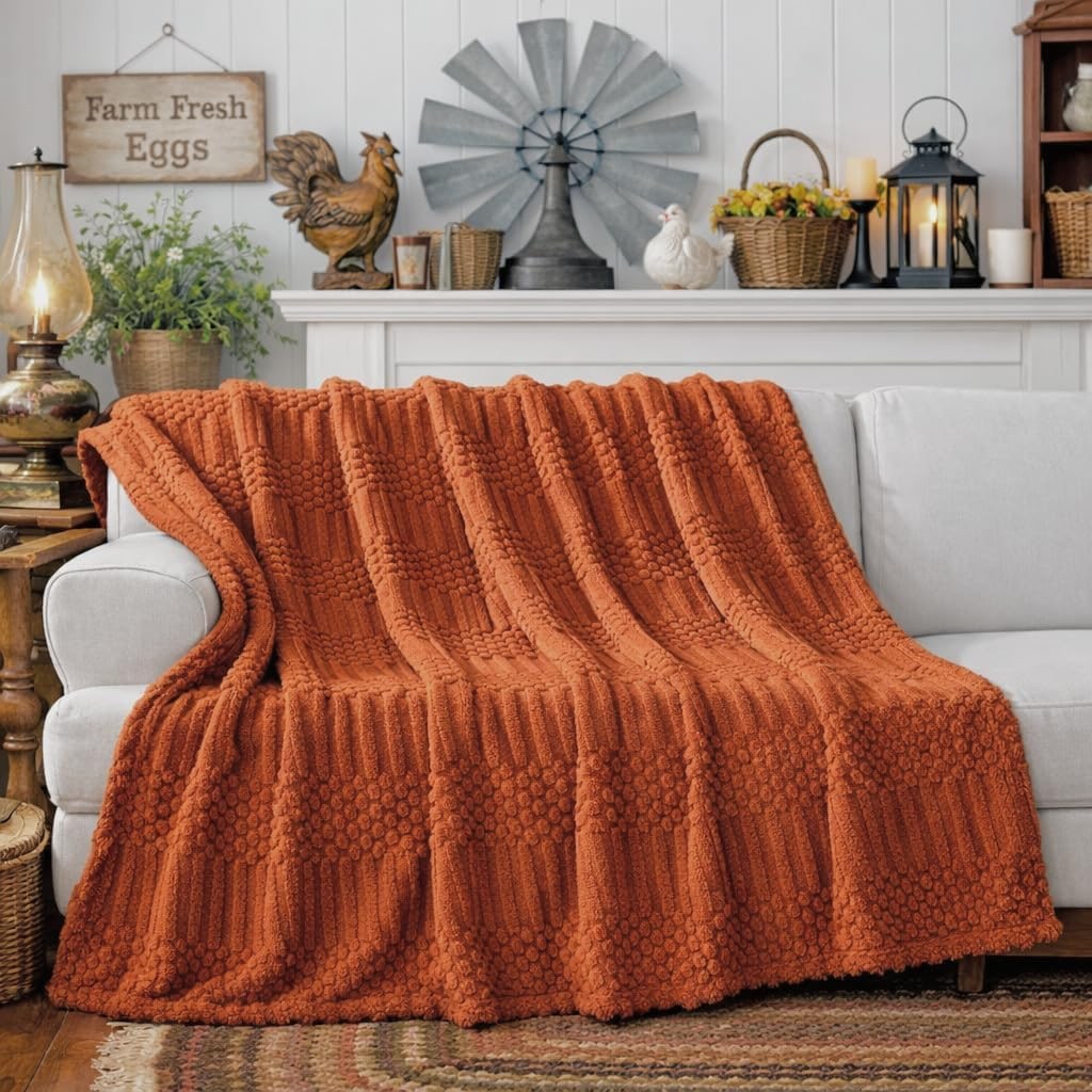 Farmhouse Fleece Throw Blanket, 50x70 - Photo 2