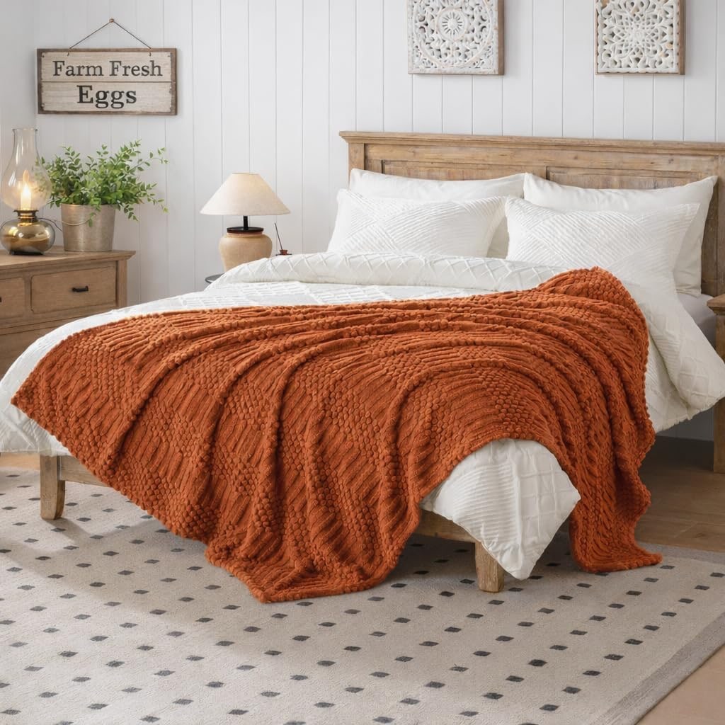 Farmhouse Fleece Throw Blanket, 50x70 - Photo 3