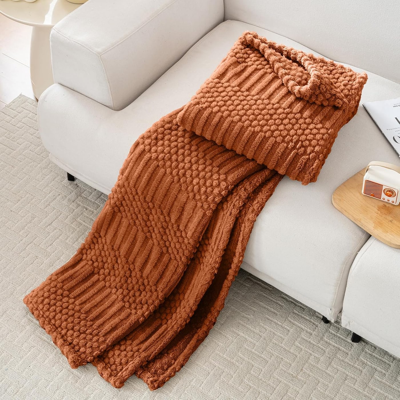 Farmhouse Fleece Throw Blanket, 50x70 - Photo 4