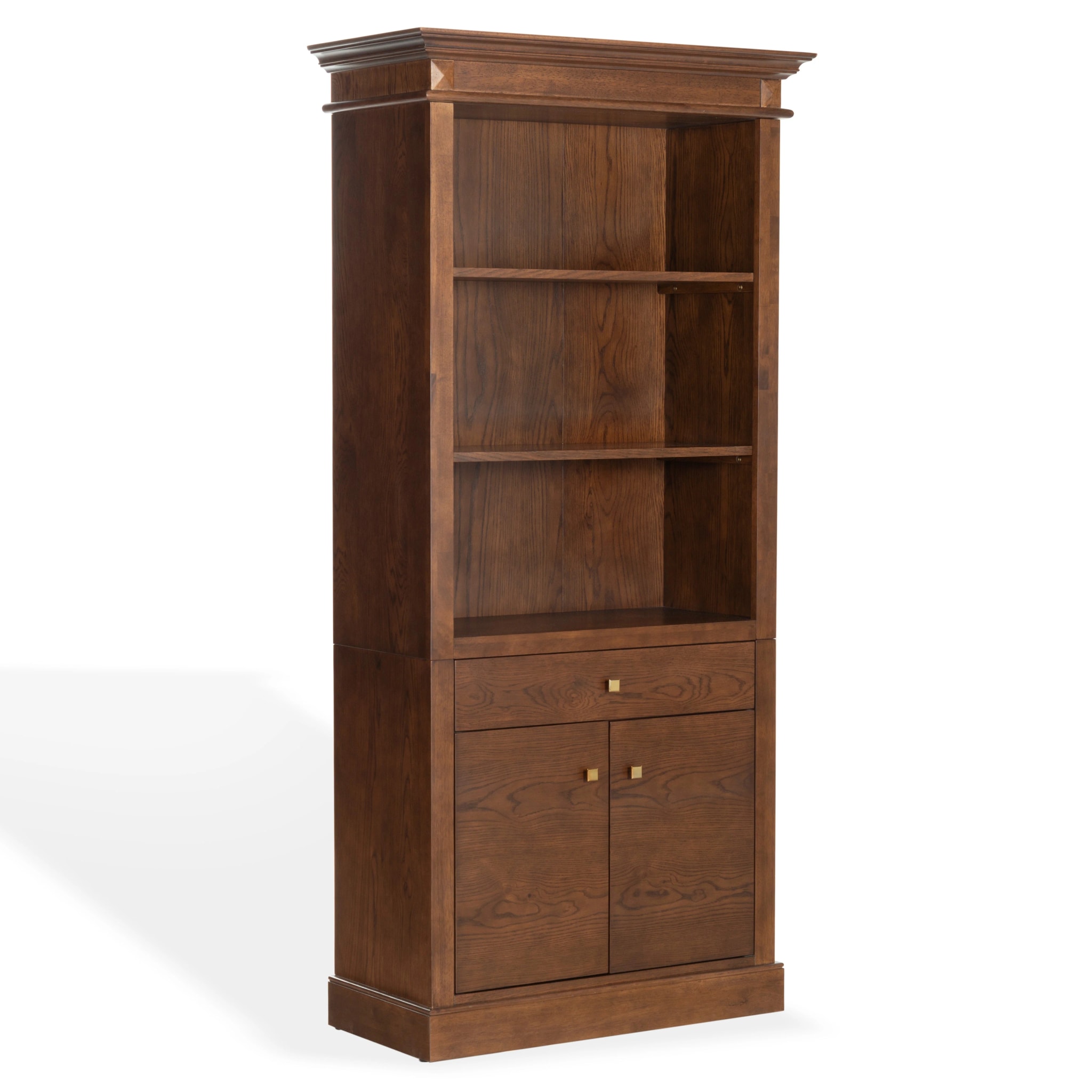 Francesco Four-Shelf Wood Bookcase - Photo 2