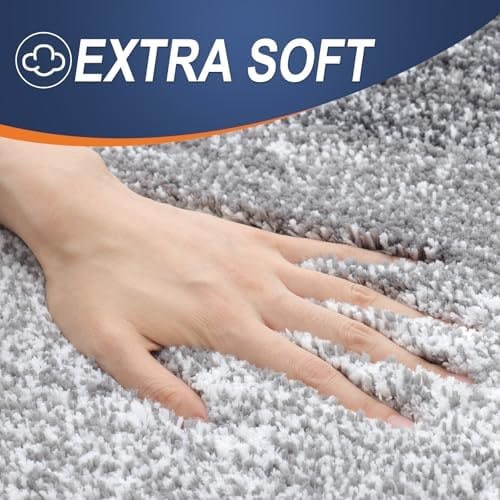 Gradient Stripe Microfiber Bath Rug - Photo 4