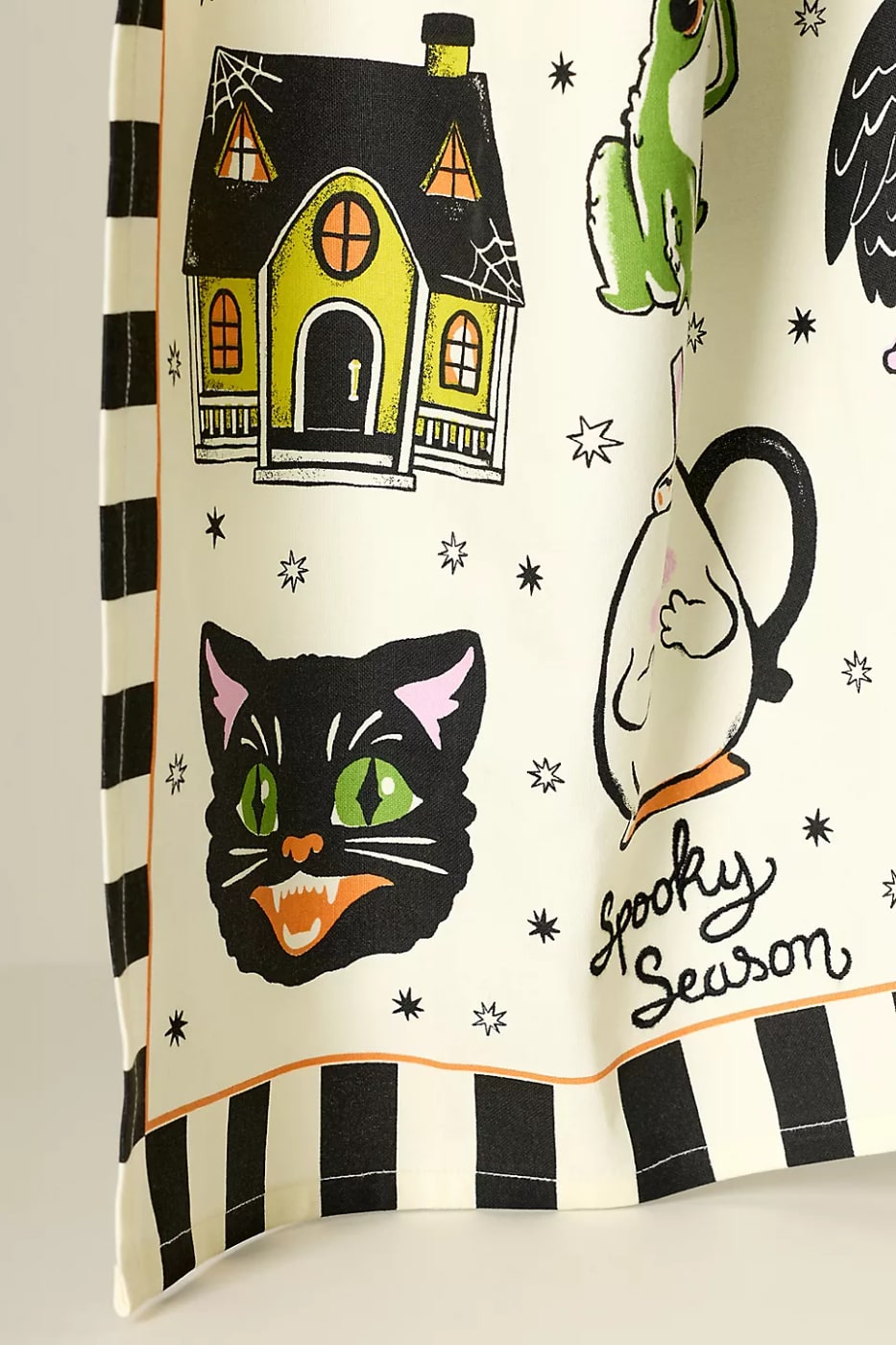 Halloween Mug Print Cotton Dish Towel - Photo 4
