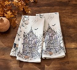 Midnight Manor Cotton Tea Towels, Set of 2 - Photo 2