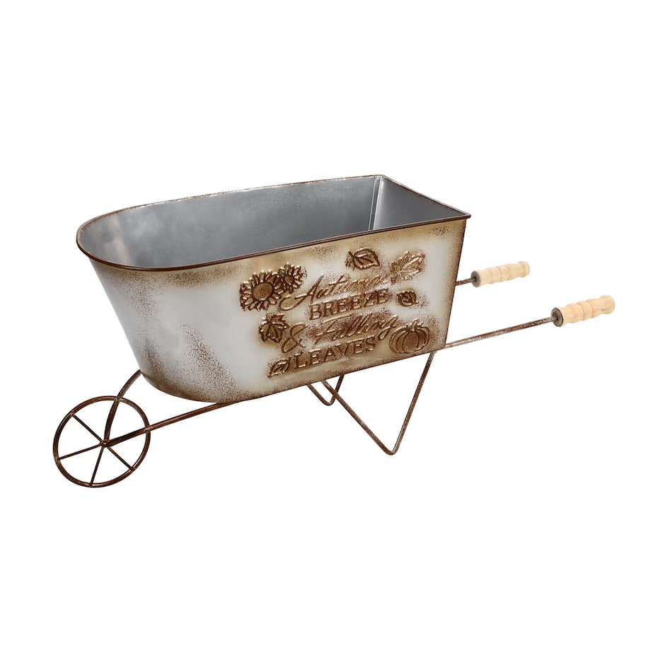 Mini Metal Shopping Cart Decor - Photo 3