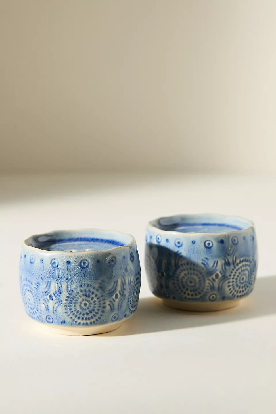 Old Havana Stoneware Salt & Pepper Set