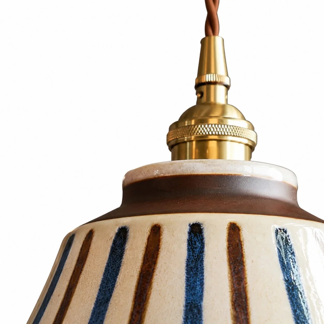 Orin Hand-Painted Ceramic Pendant Light - Photo 4