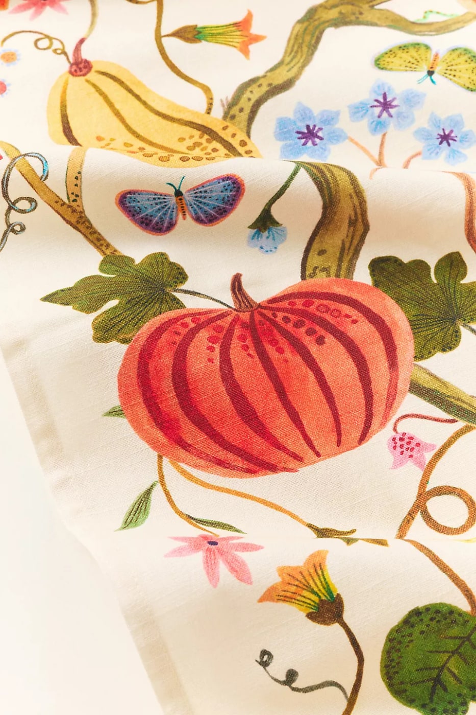 Pumpkins on the Vine Cotton Table Runner - Photo 2
