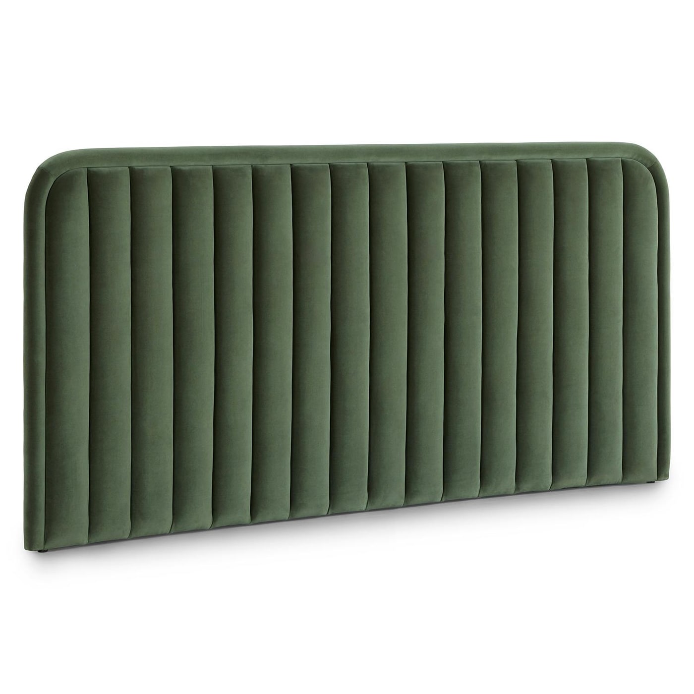 King Channel-Tufted Velvet Headboard - Photo 2