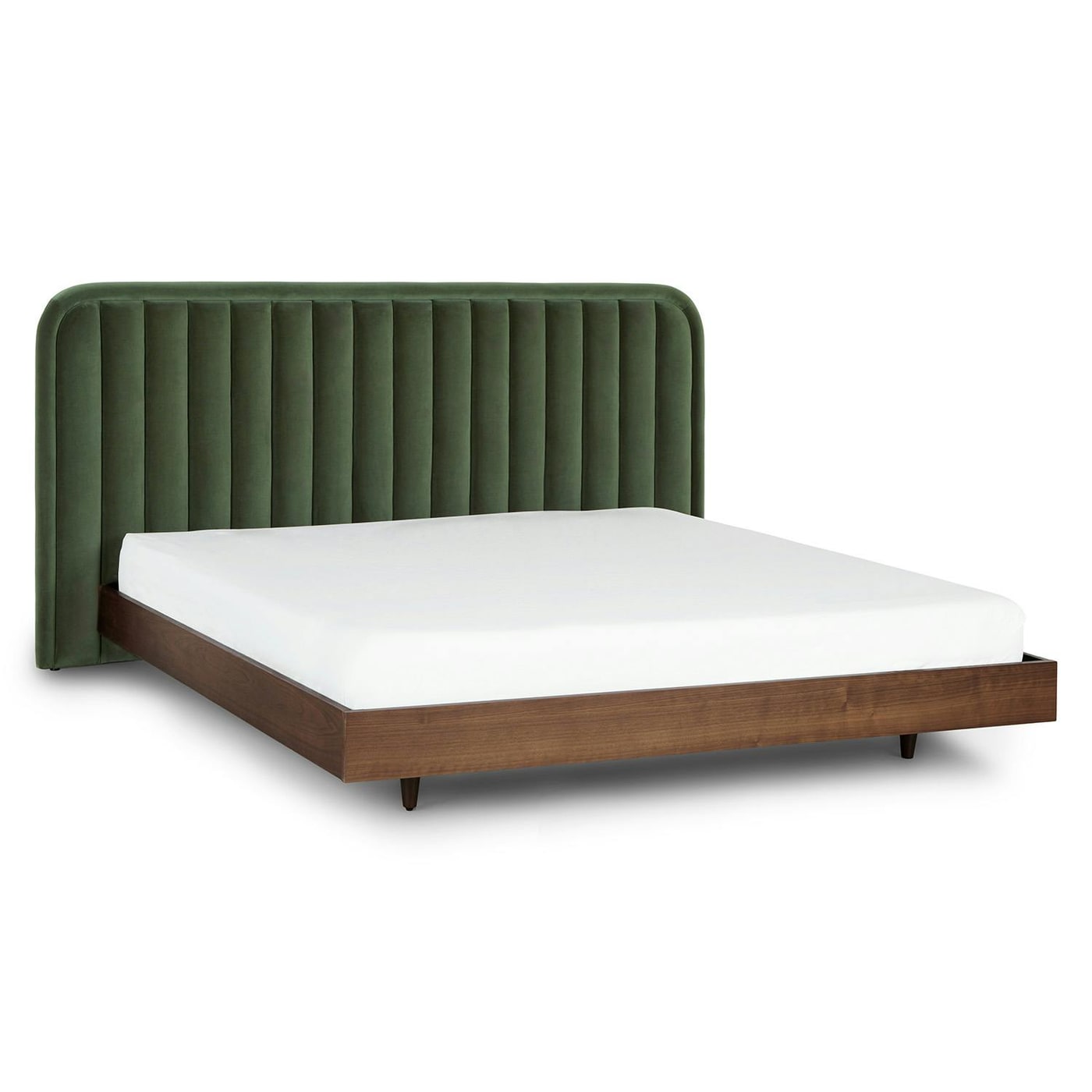 King Channel-Tufted Velvet Headboard - Photo 3