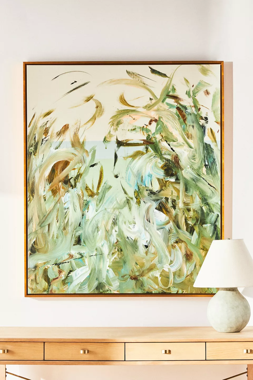 Since Those Summer Days Framed Canvas Art - Kelly